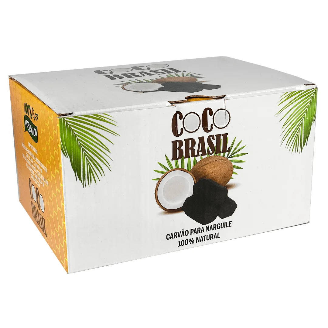 Carvão Coco Brasil Hexagonal